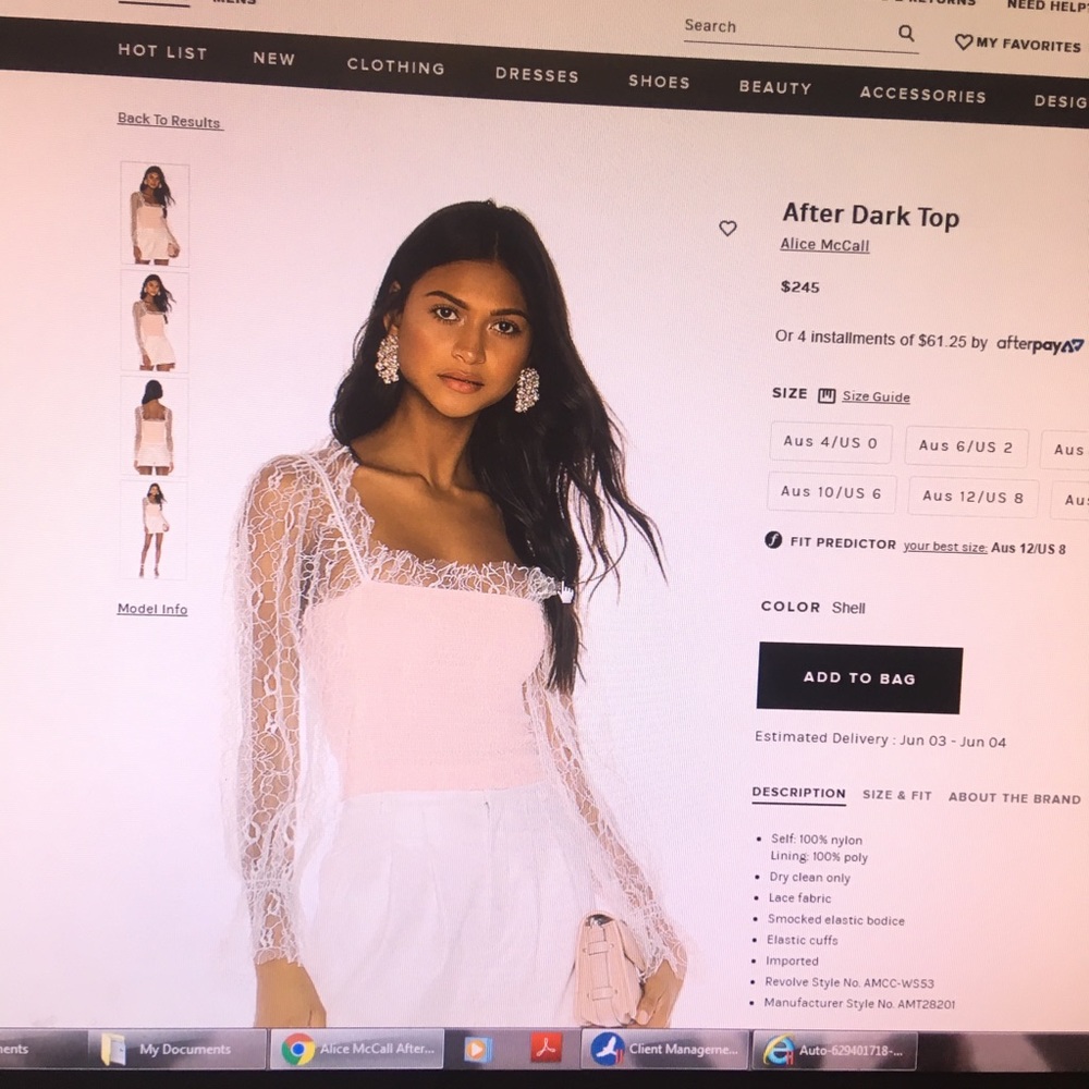 Alice McCall top